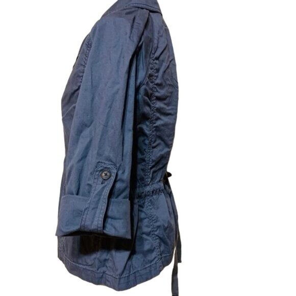 Calvin Klein Jeans Women's Button Front Tie Waist  Pockets Jacket Blazer Medium - Picture 3 of 8